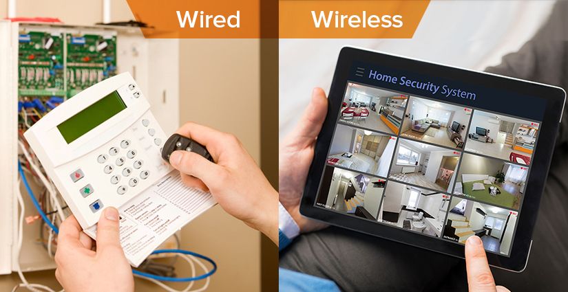 wire and wireless alarm system installation cornerstone protection