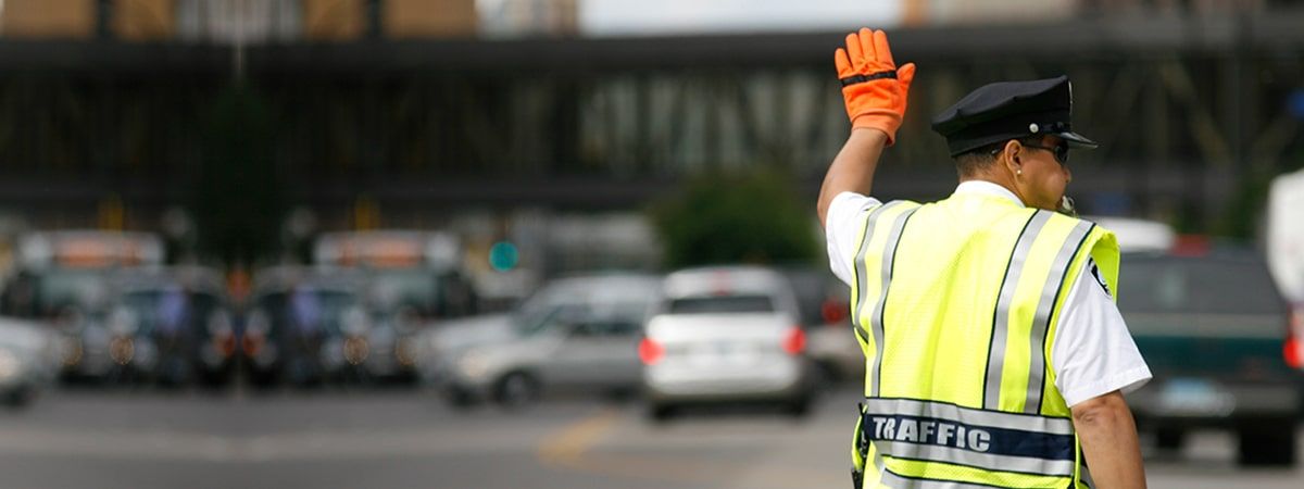 off duty police officers handle traffic control cornerstone protection