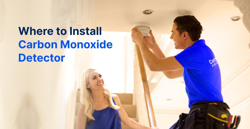 carbon monoxide install placement cornerstone protection